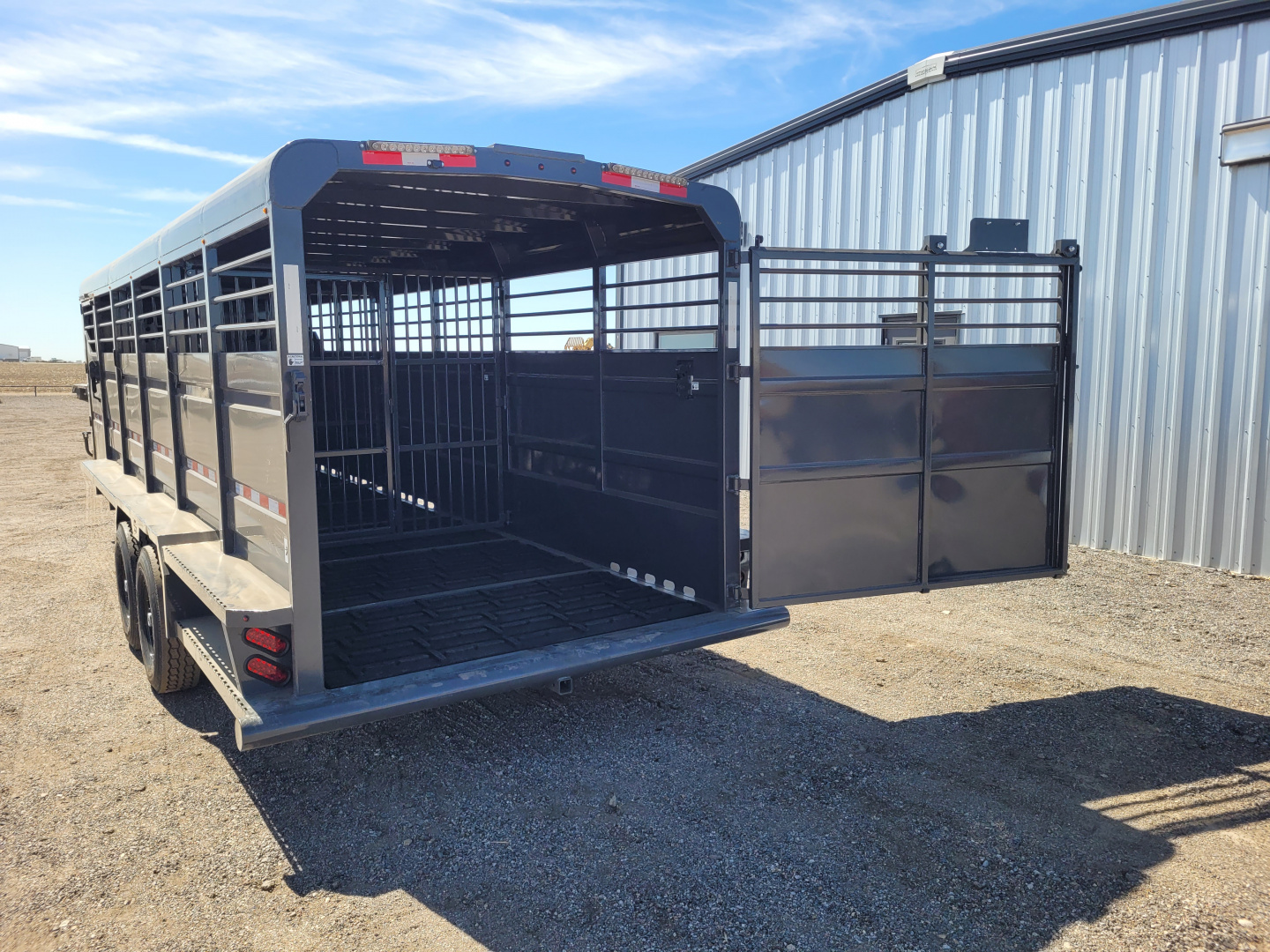New 2026 Buckshot 6'8"x24' Gooseneck Stock Trailer