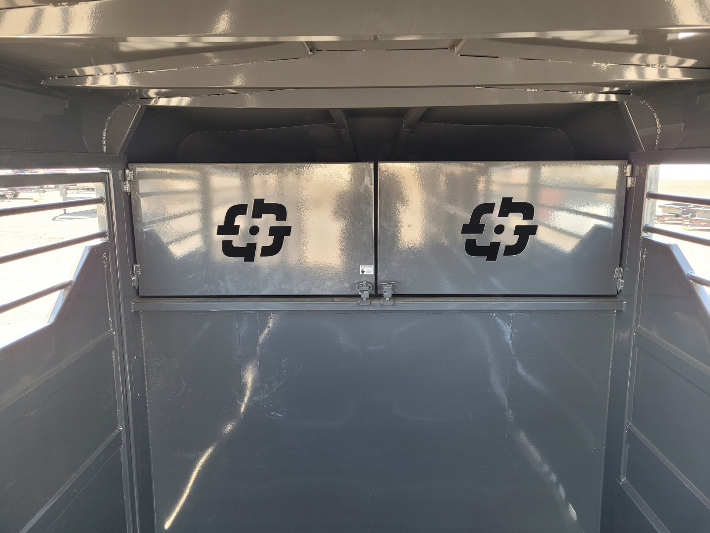 New 2026 Buckshot 6'8"x24' Gooseneck Stock Trailer