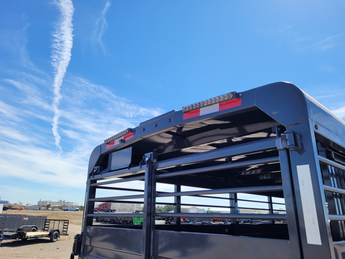 New 2026 Buckshot 6'8"x24' Gooseneck Stock Trailer