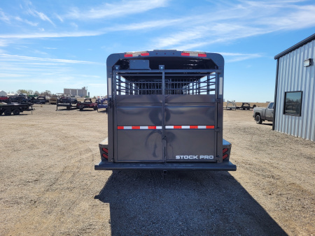 New 2026 Buckshot 6'8"x24' Gooseneck Stock Trailer