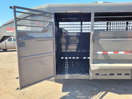 New 2026 Buckshot 6'8"x24' Gooseneck Stock Trailer