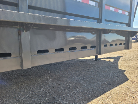 New 2026 Buckshot 6'8"x24' Gooseneck Stock Trailer