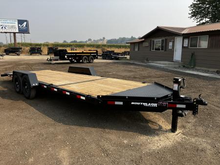 New 2026 Southland 7x22 16/6 14k Split Deck Equipment Trailer