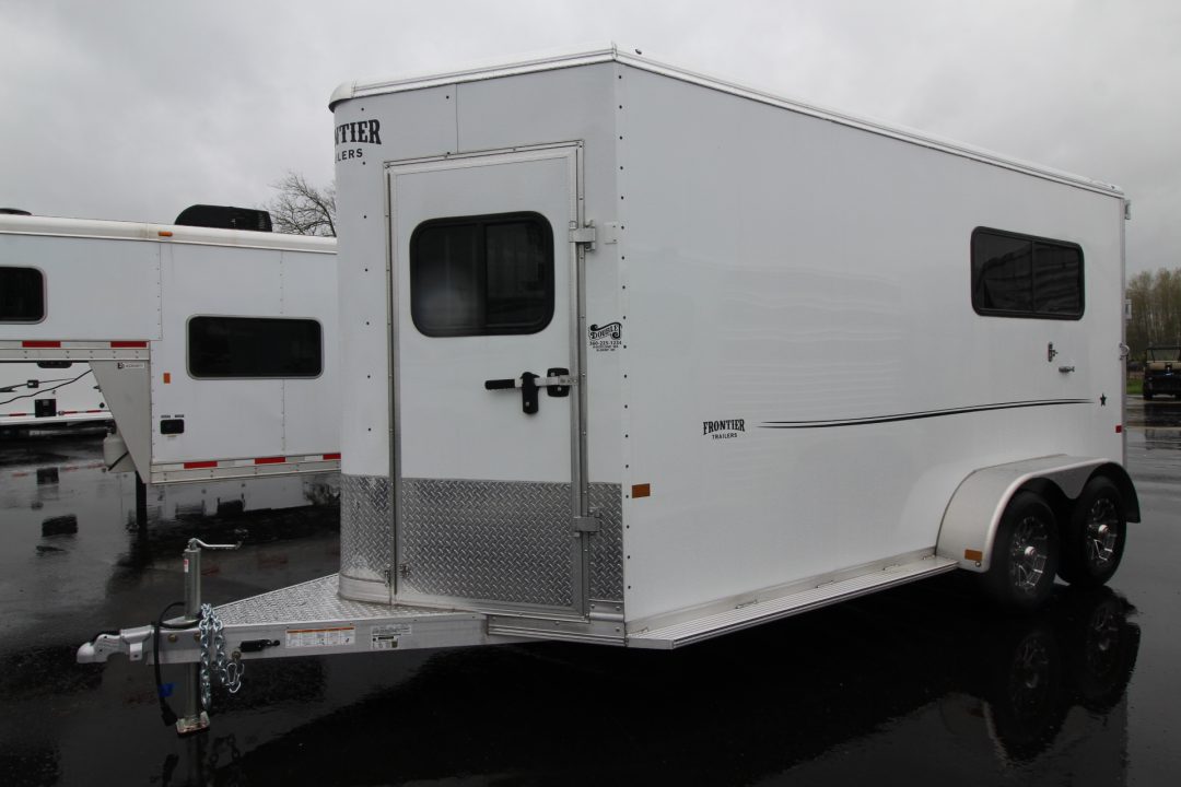 New 2026 Frontier Fast Track 2 Horse WB Straight Load Trailer