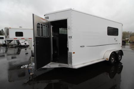 New 2026 Frontier Fast Track 2 Horse WB Straight Load Trailer