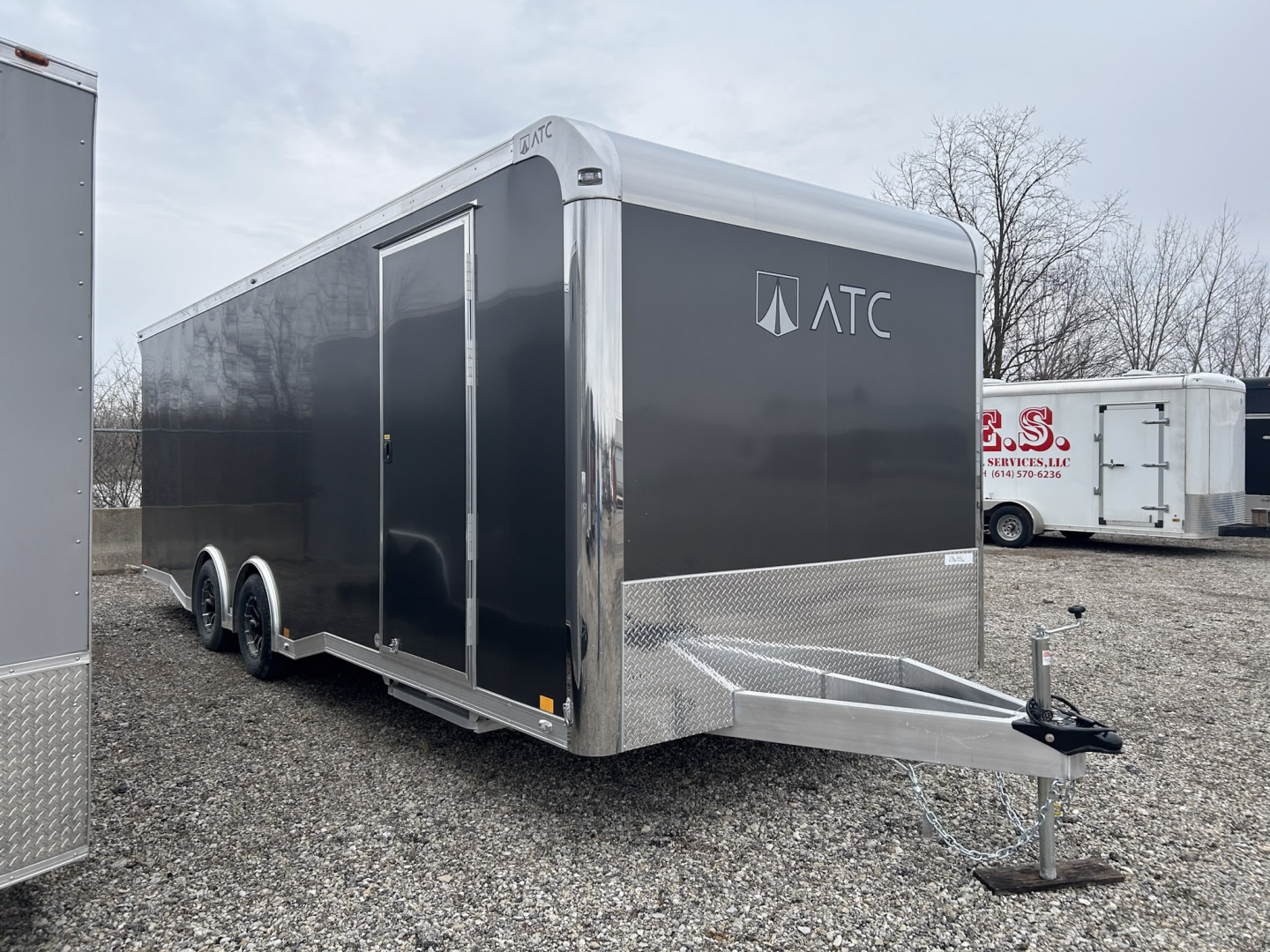 New 2026 ATC 24 FT ROM 400 ALUMINUM ENCLOSED CAR HAULER PREMIUM ESCAPE DOOR