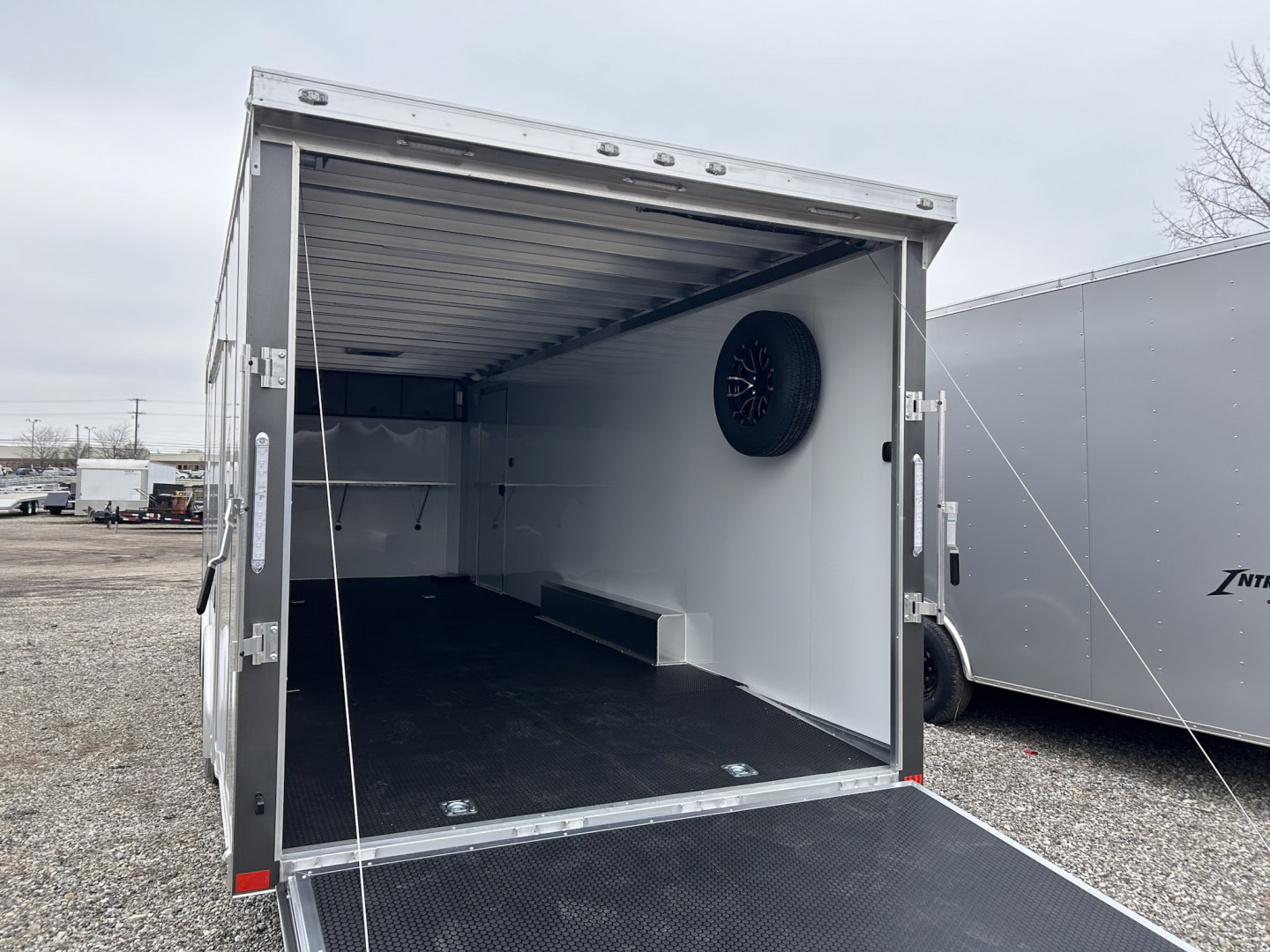 New 2026 ATC 24 FT ROM 400 ALUMINUM ENCLOSED CAR HAULER PREMIUM ESCAPE DOOR