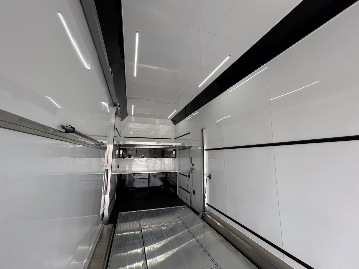 New 2026 ATC ROM 750 30 FT ALUMINUM STACKER TRAILER WITH PLUS PACKAGE ESCAPE DOOR