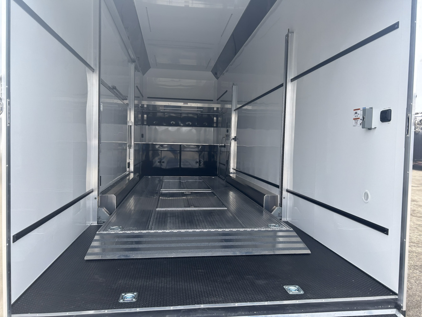 New 2026 ATC ROM 750 30 FT ALUMINUM STACKER TRAILER WITH PLUS PACKAGE ESCAPE DOOR