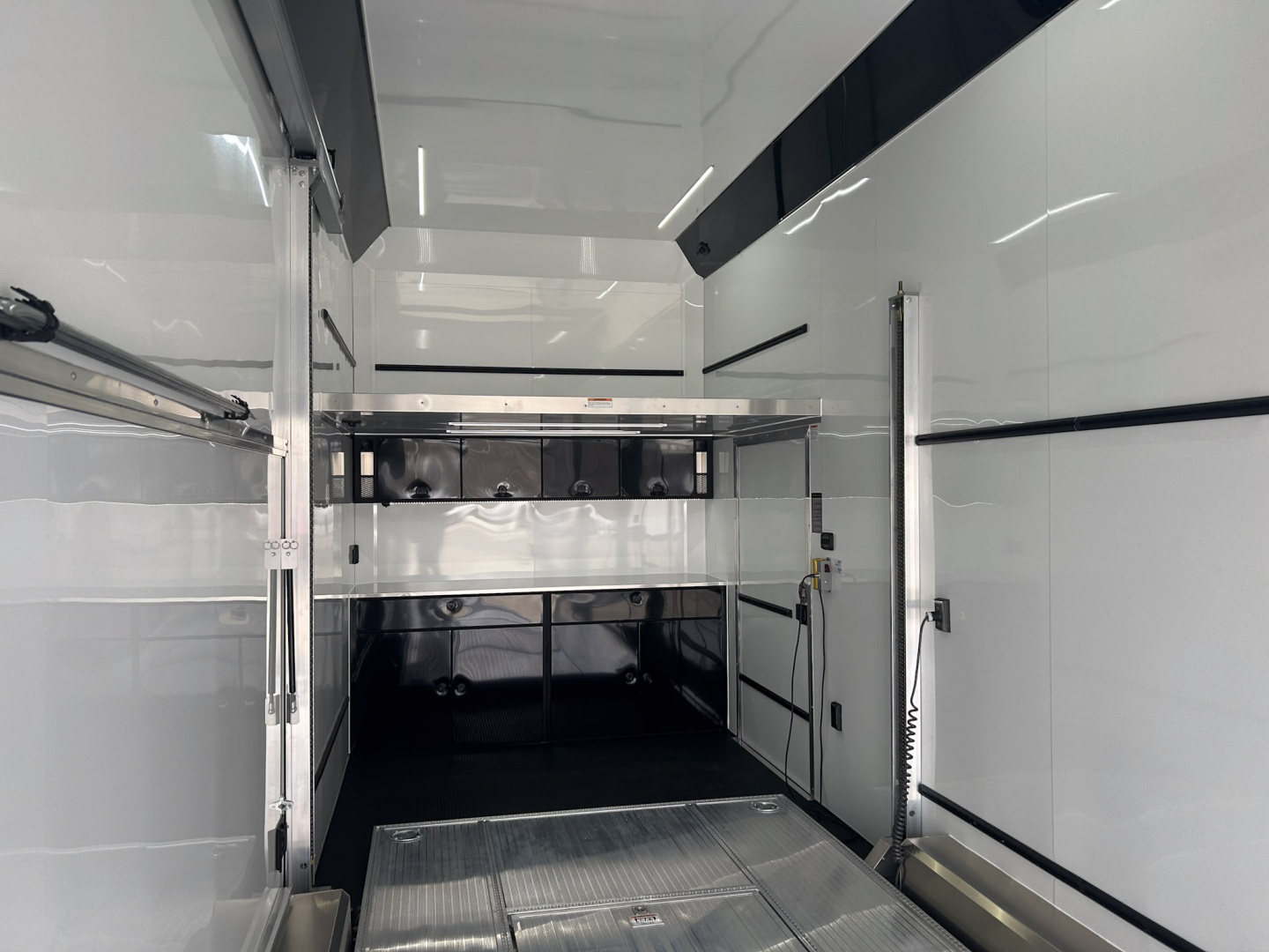 New 2026 ATC ROM 750 30 FT ALUMINUM STACKER TRAILER WITH PLUS PACKAGE ESCAPE DOOR