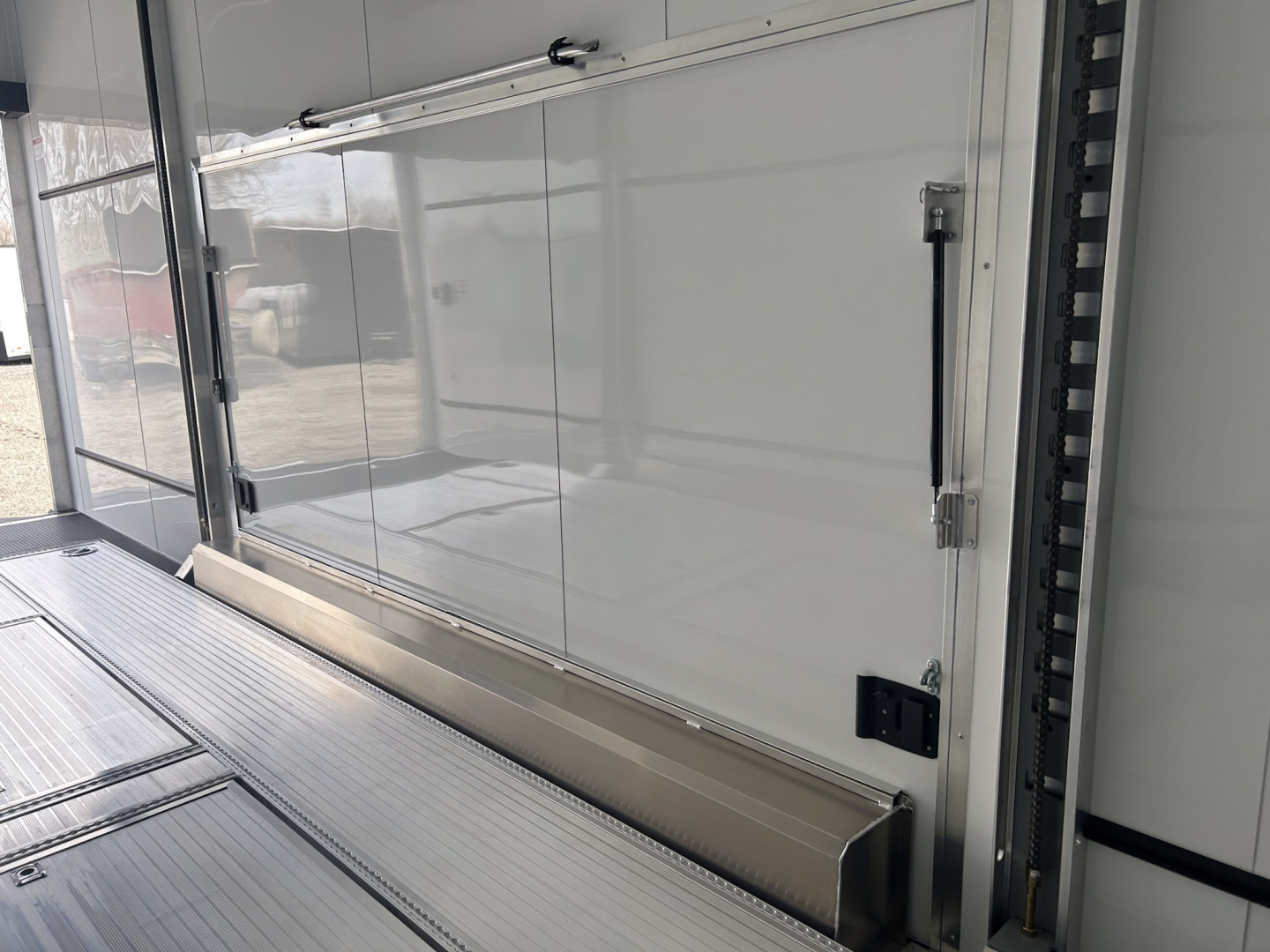 New 2026 ATC ROM 750 30 FT ALUMINUM STACKER TRAILER WITH PLUS PACKAGE ESCAPE DOOR