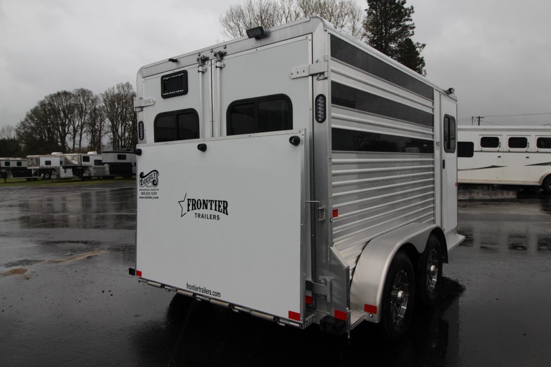 New 2026 Frontier Low Pro 7x12 - 4 Pen Stock Trailer w/ Tack Room
