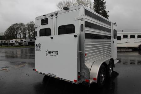 New 2026 Frontier Low Pro 7x12 - 4 Pen Stock Trailer w/ Tack Room