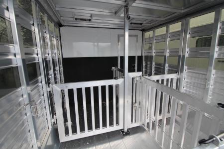 New 2026 Frontier Low Pro 7x12 - 4 Pen Stock Trailer w/ Tack Room
