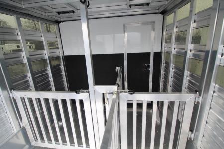 New 2026 Frontier Low Pro 7x12 - 4 Pen Stock Trailer w/ Tack Room