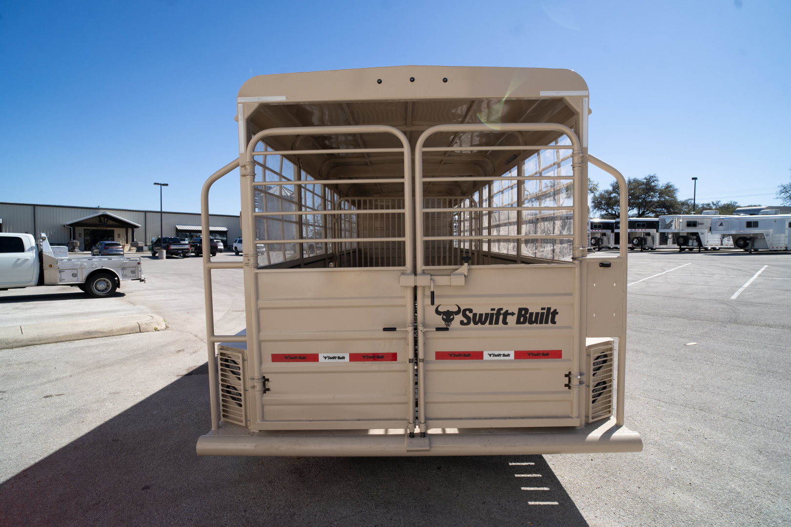 New 2026 Swift Built Trailers 24' Gooseneck Stock / Stock Combo Trailer