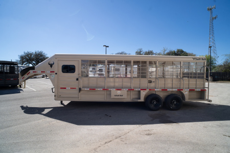 New 2026 Swift Built Trailers 24' Gooseneck Stock / Stock Combo Trailer