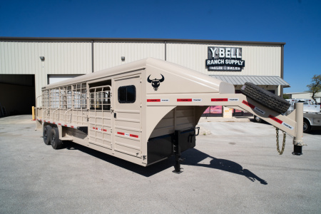 New 2026 Swift Built Trailers 24' Gooseneck Stock / Stock Combo Trailer