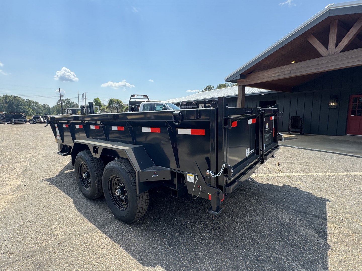 New 2026 Hillcrest Trailers 14714SD 7x14 14k Dump Trailer