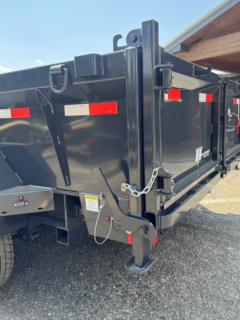 New 2026 Hillcrest Trailers 14714SD 7x14 14k Dump Trailer