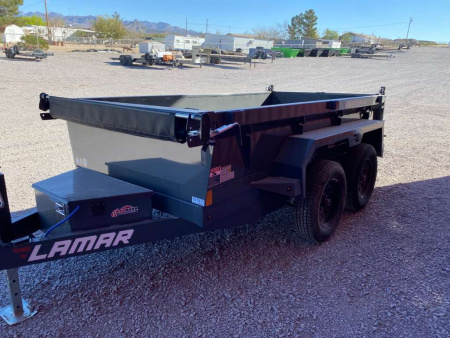New 2026 Lamar Trailers 60" X 10' DS - 7K MINI DUMP Dump Trailer