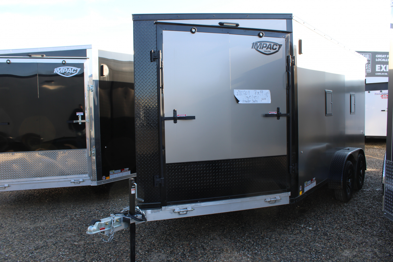 New 2026 Impact Trailers 7X19 R WITH 7' INTERIOR HEIGHT STOCK ID 50916 Snowmobile Trailer