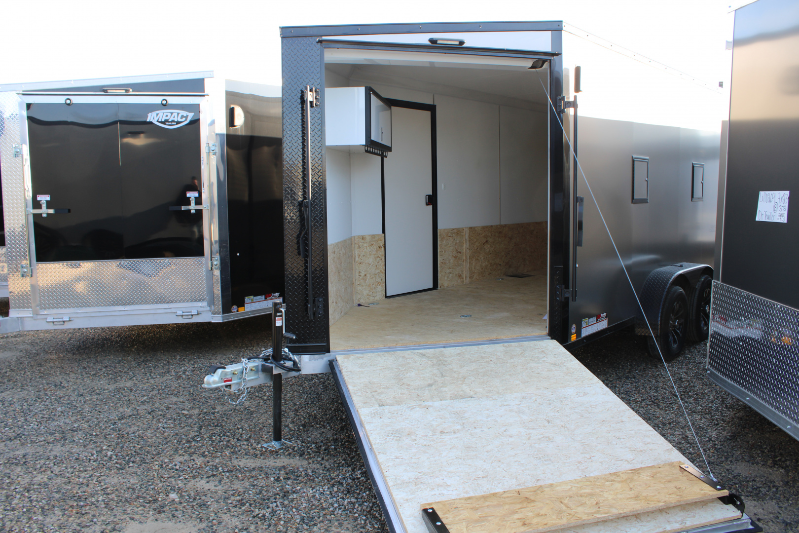 New 2026 Impact Trailers 7X19 R WITH 7' INTERIOR HEIGHT STOCK ID 50916 Snowmobile Trailer
