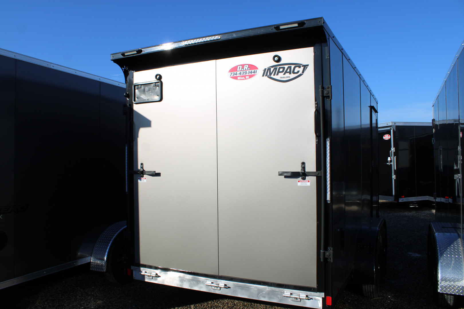 New 2026 Impact Trailers 7X19 R WITH 7' INTERIOR HEIGHT STOCK ID 50916 Snowmobile Trailer