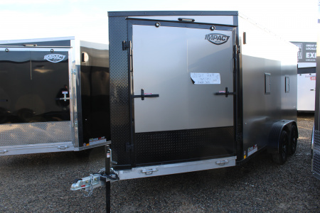 New 2026 Impact Trailers 7X19 R WITH 7' INTERIOR HEIGHT STOCK ID 50916 Snowmobile Trailer
