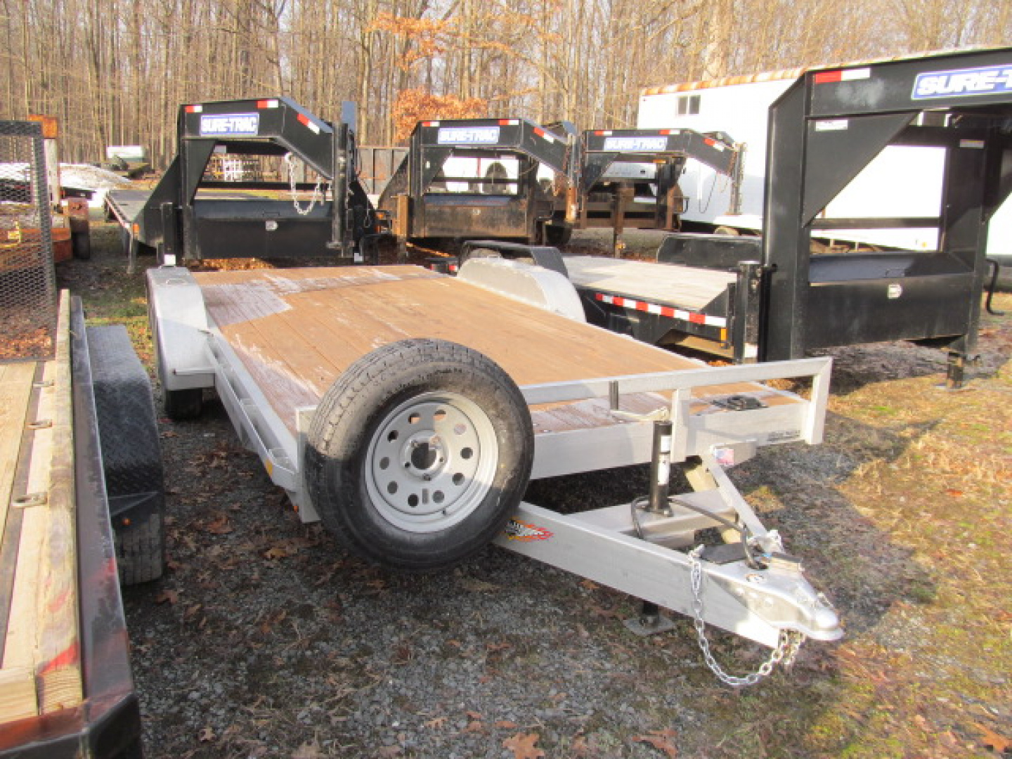 Used 2019 H&H Trailers 7 X 18 Alum Open Car / Racing Trailer