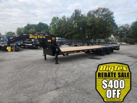 New 2026 Big Tex Trailers 25+5 22GN Gooseneck w/Mega Ramps Flatbed Trailer