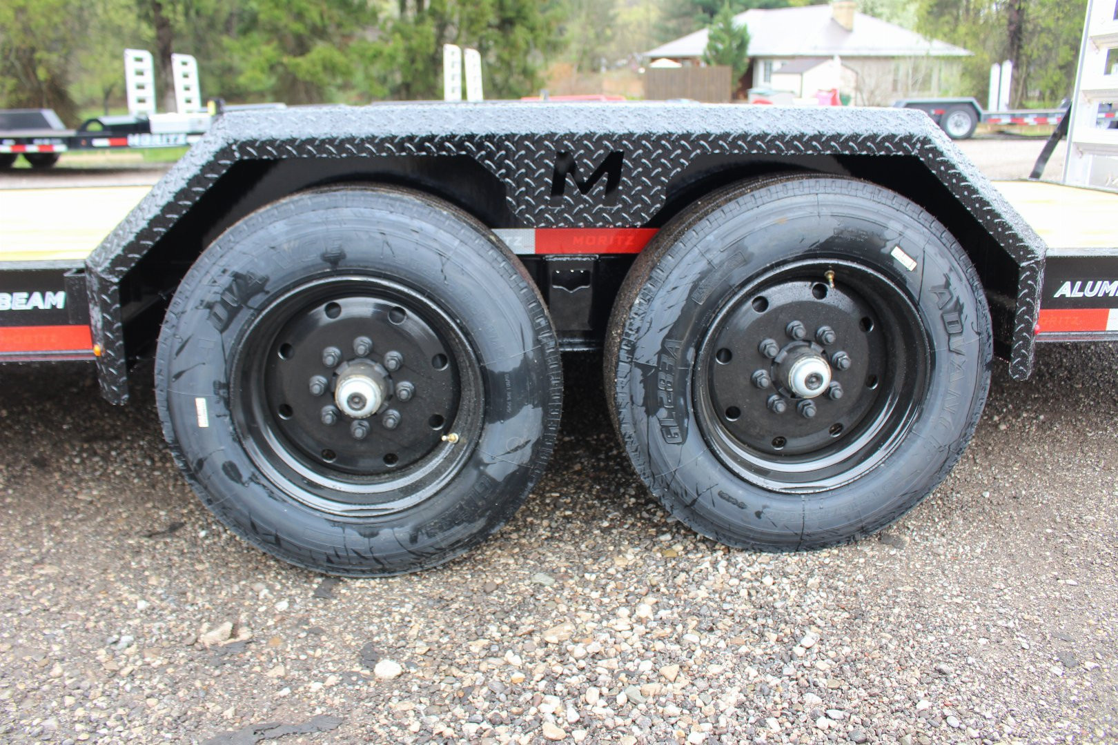 New 2026 Moritz 7' x 20' Low Pro - Aluminum Ramps - Equipment Trailer - 16000# GVW
