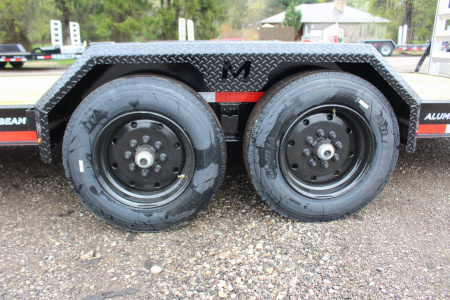 New 2026 Moritz 7' x 20' Low Pro - Aluminum Ramps - Equipment Trailer - 16000# GVW