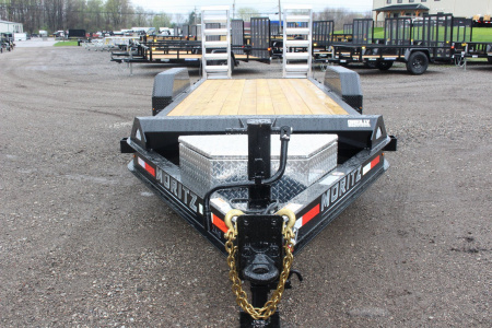 New 2026 Moritz 7' x 20' Low Pro - Aluminum Ramps - Equipment Trailer - 16000# GVW