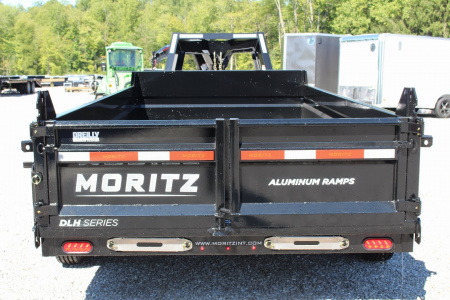 New 2026 Moritz 6' 10" x 14' Heavy Commercial DLH Series Dump Trailer - 16000# GVW