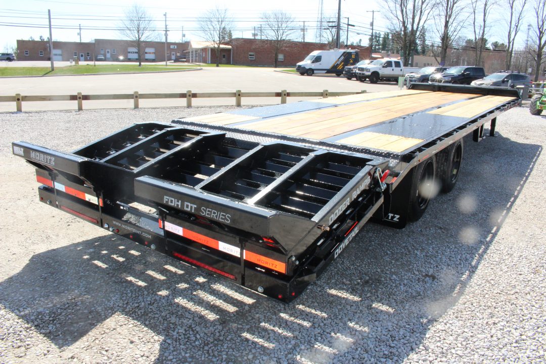 New 2026 Moritz FDPH DT 25' + 5' - Pintle Ring Deckover Equipment Trailer - 25900# GVW