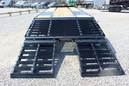 New 2026 Moritz FDPH DT 25' + 5' - Pintle Ring Deckover Equipment Trailer - 25900# GVW