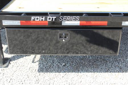 New 2026 Moritz FDPH DT 25' + 5' - Pintle Ring Deckover Equipment Trailer - 25900# GVW
