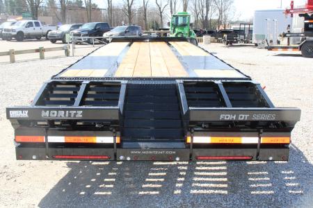 New 2026 Moritz FDPH DT 25' + 5' - Pintle Ring Deckover Equipment Trailer - 25900# GVW