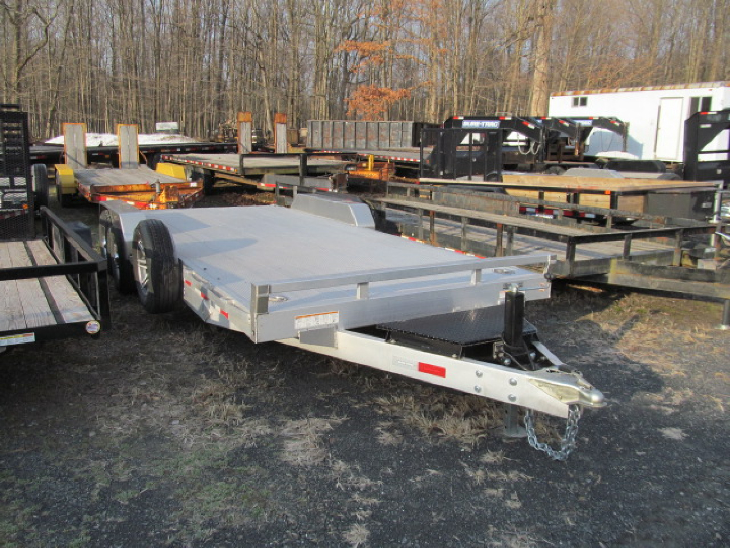 Used 2023 Sure-Trac 7 X 20 10K Aluminum Open Car / Racing Trailer