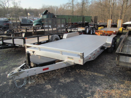 Used 2023 Sure-Trac 7 X 20 10K Aluminum Open Car / Racing Trailer