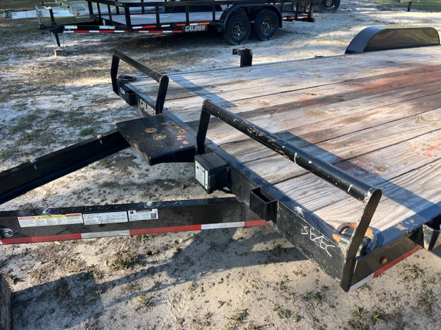 Used 2024 Caliber Trailer Mfg 7 X 20 7K CARHAULER Car Hauler