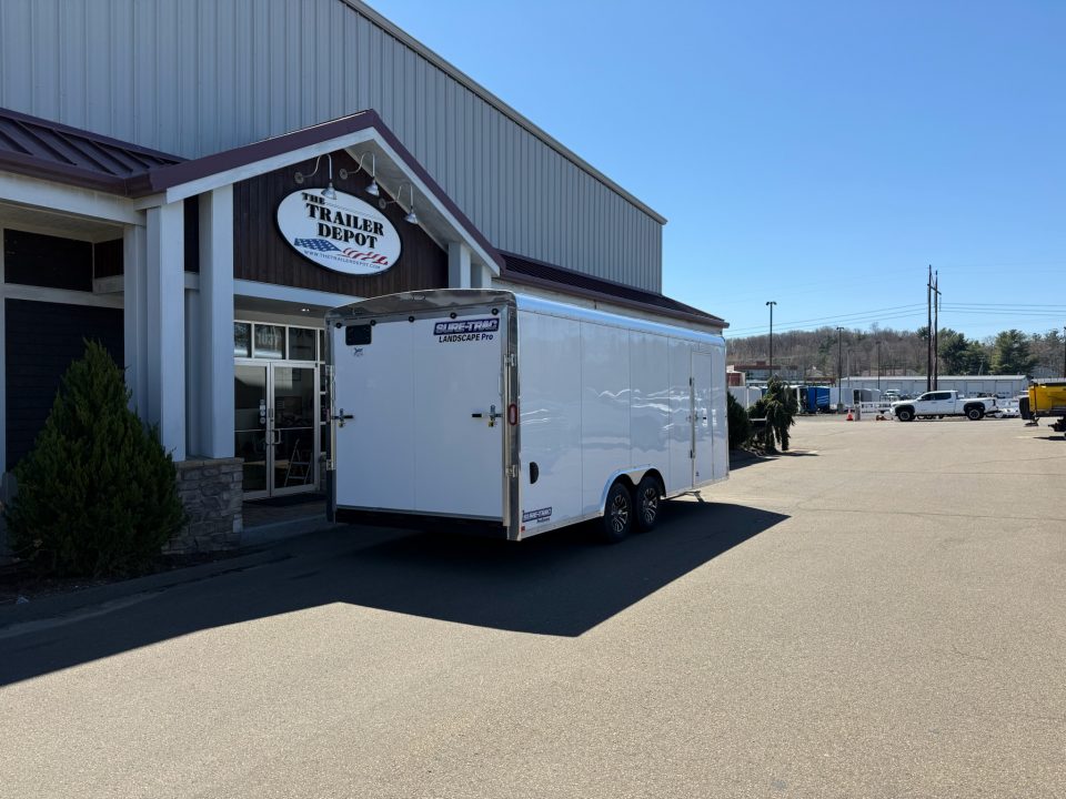 New Sure-Trac 8'6" x 20' Enclosed Landscape Trailer 9.9K