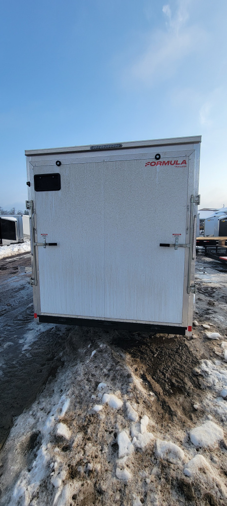 New 2026 Formula Trailers 7X16 7K 7FT TALL WHITE RAMP DOOR Cargo / Enclosed Trailer