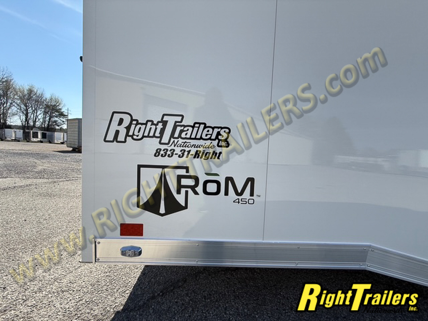 New 2026 8.5x24 ATC ROM 450 Race Trailer