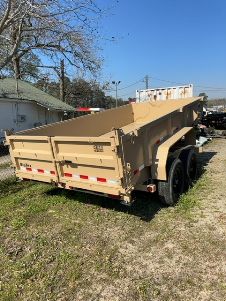 New 2025 Big Tex Trailers 14LP-14 Tan Dump Trailer