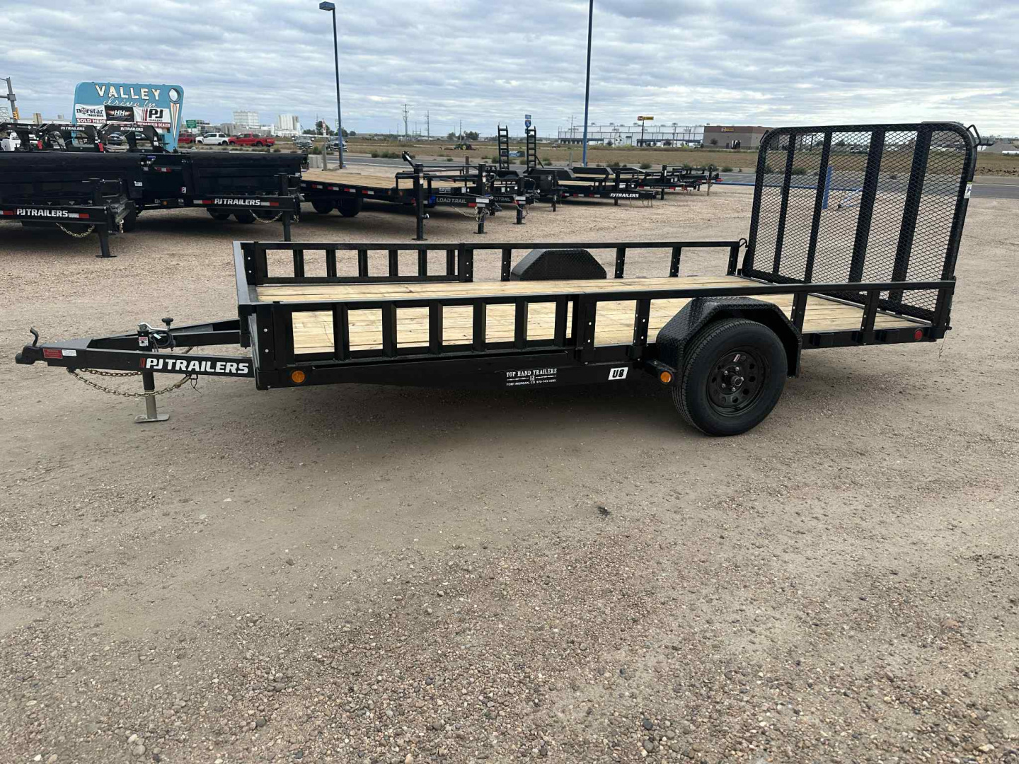 New 2026 PJ 14' Single Axe Channel Utility (U8) with ATV Side Load Ramps