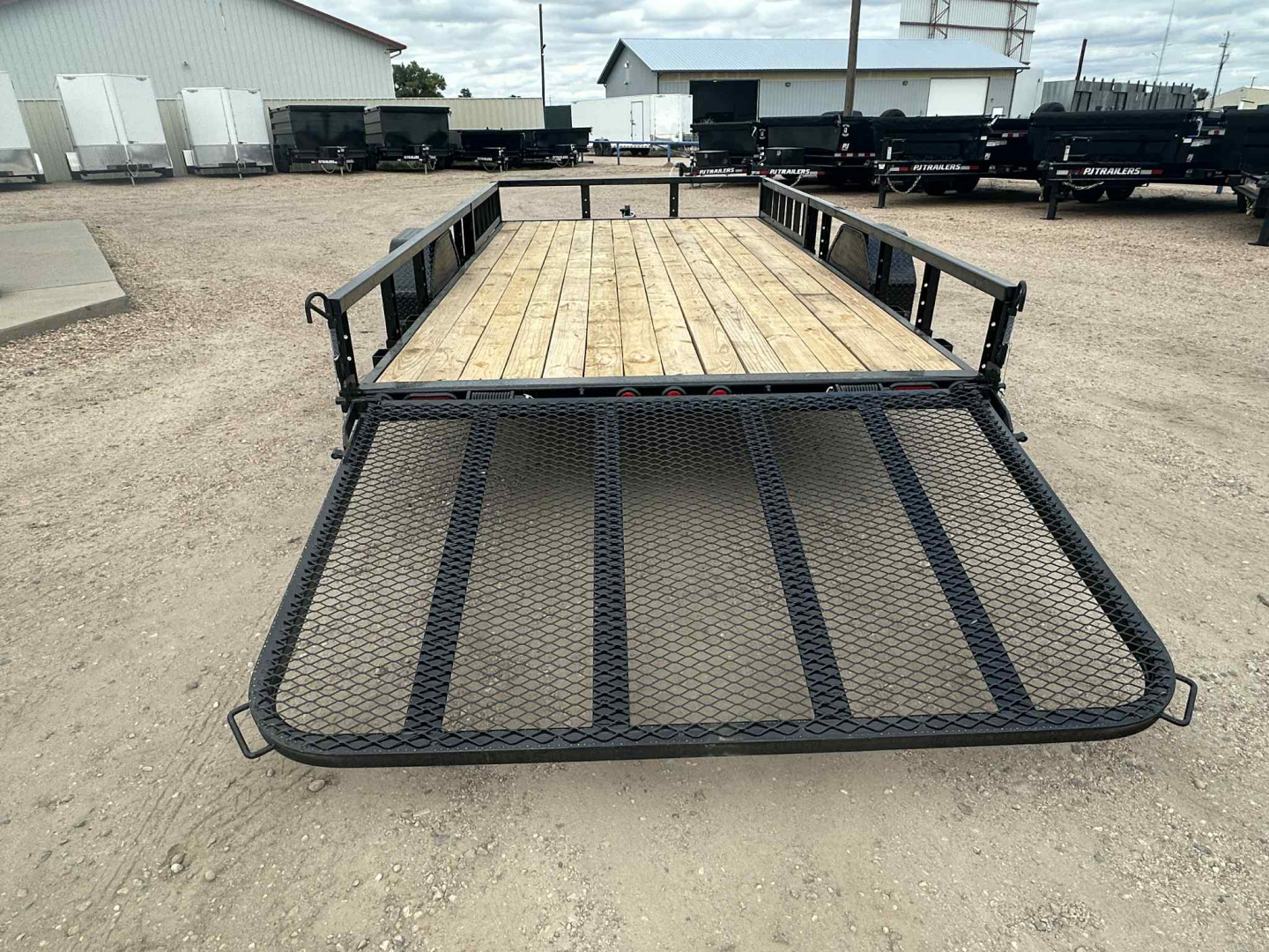 New 2026 PJ 14' Single Axe Channel Utility (U8) with ATV Side Load Ramps