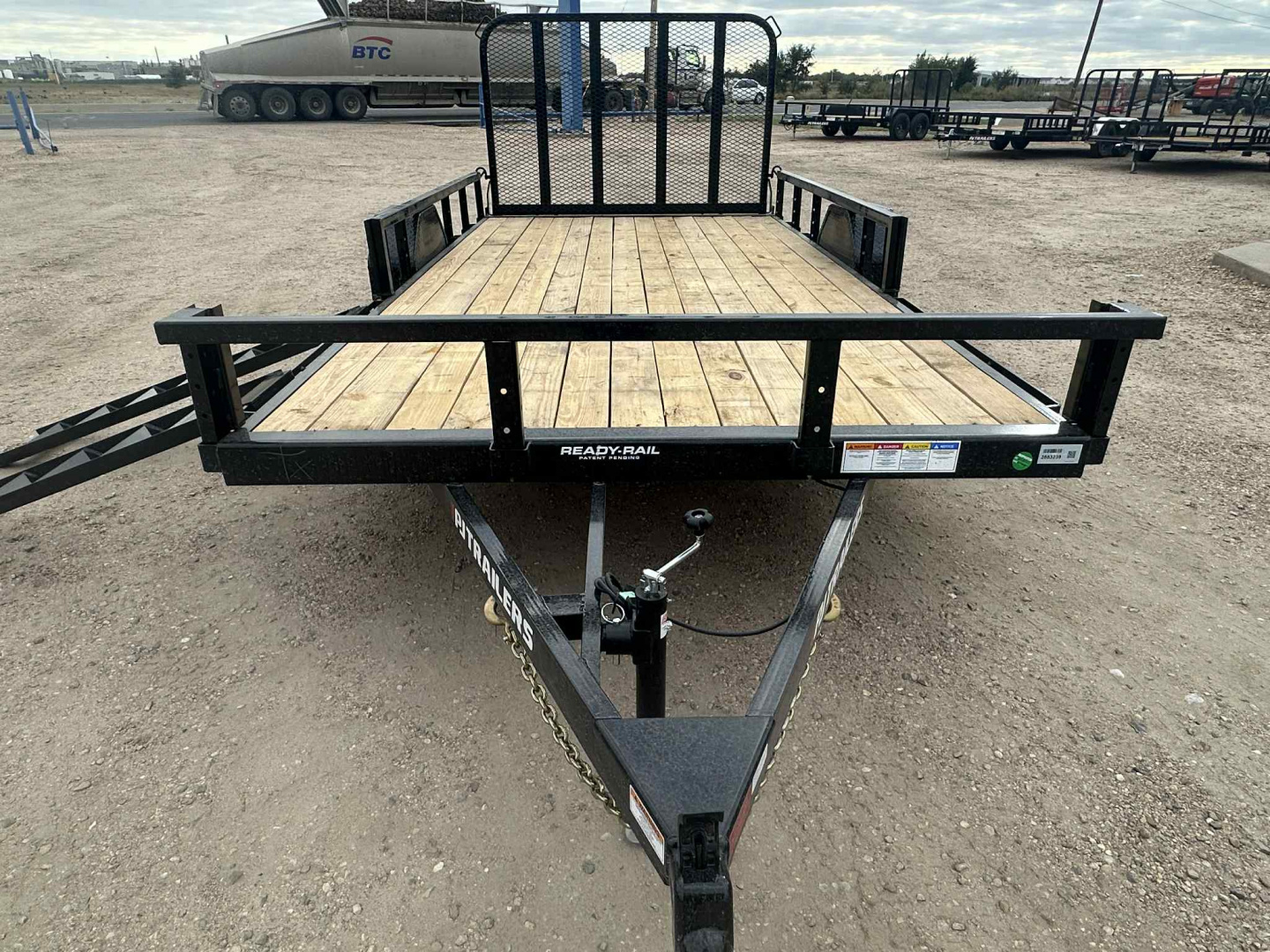 New 2026 PJ 14' Single Axe Channel Utility (U8) with ATV Side Load Ramps