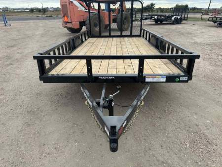 New 2026 PJ 14' Single Axe Channel Utility (U8) with ATV Side Load Ramps